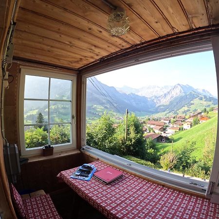 Chalet Sonnenheim Mit Atemberaubender Aussicht Adelboden Exteriör bild
