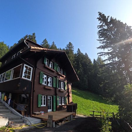 Chalet Sonnenheim Mit Atemberaubender Aussicht Adelboden Exteriör bild