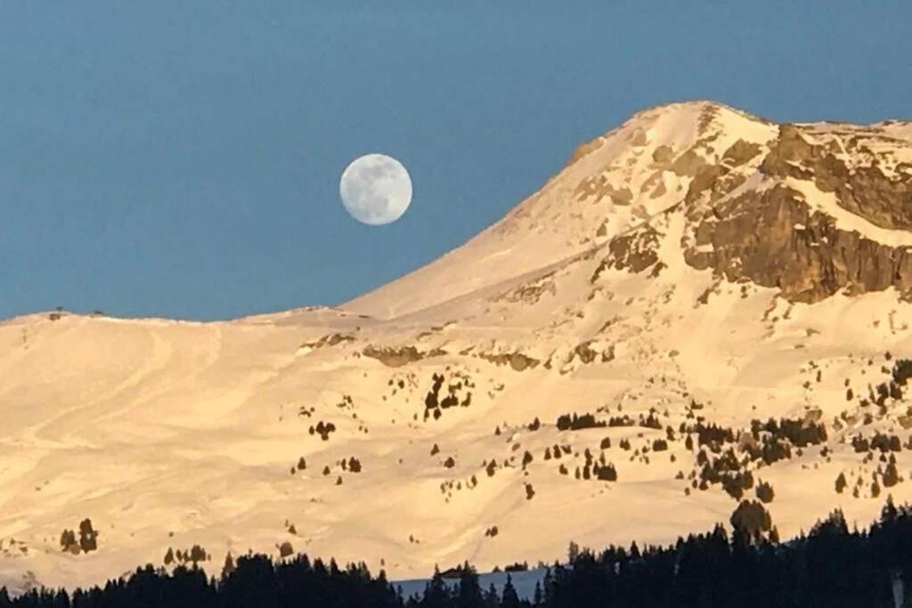Chalet Sonnenheim Mit Atemberaubender Aussicht Adelboden Exteriör bild
