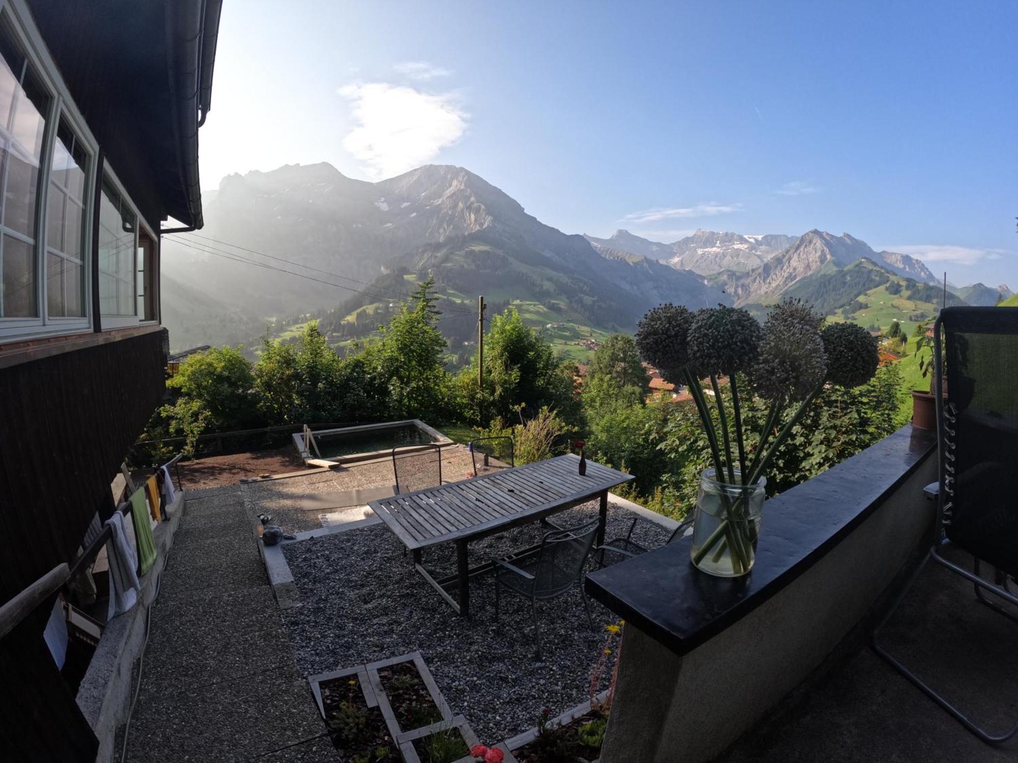 Chalet Sonnenheim Mit Atemberaubender Aussicht Adelboden Exteriör bild